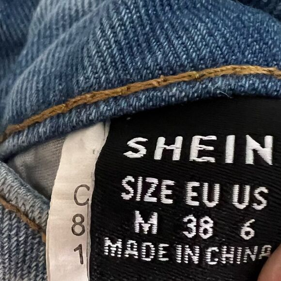 🚨4/$25 SHEIN Destroyed Baggy Jeans Size Medium - Picture 3 of 4